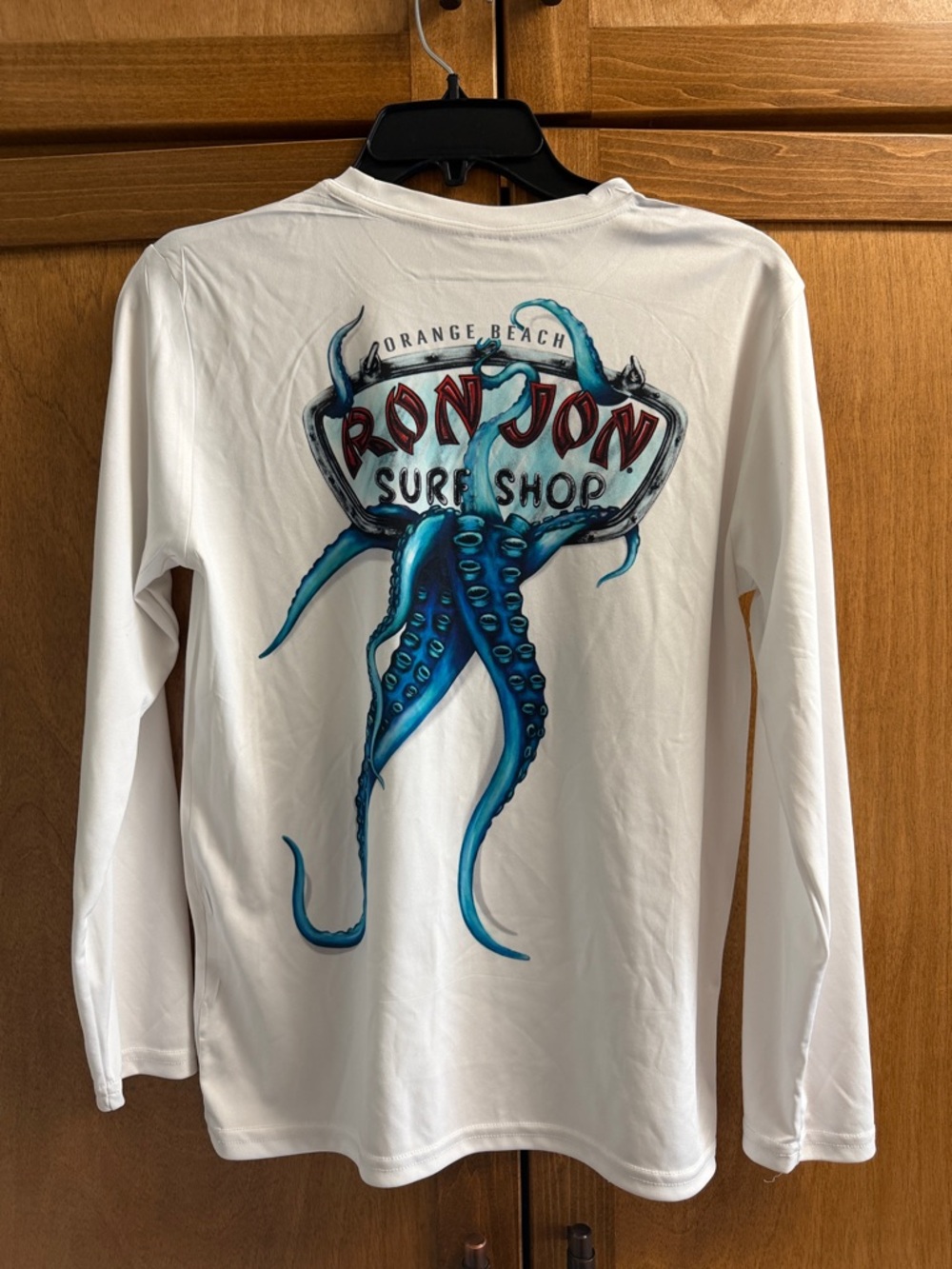 Ron Jon White Rash Guard Long Sleeve - Picture 2 of 2